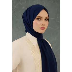 Lacivert Yok Şal -  10000-18