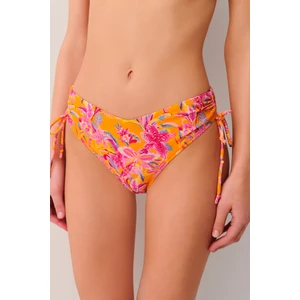 Jungle Yanı Büzgülü Bikini Alt