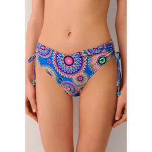 Mandala Yanı Büzgülü Bikini Alt