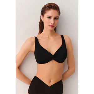Önü Burgulu Balenli Toparlayıcı Bikini Üst