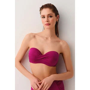 Kalın Bağcıklı Straplez Bikini Üst
