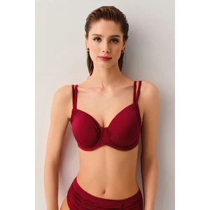 Balenli Körüklü Toparlayıcı Bikini Üst