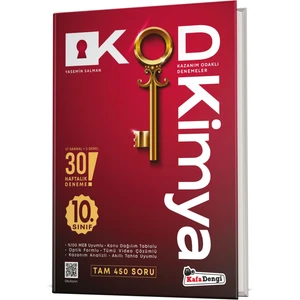 10. Sınıf Kod Kimya Haftalık Sarmal Deneme