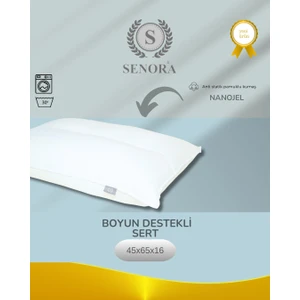Boyun Destekli Sert Nanojel Elyaf  Yastık