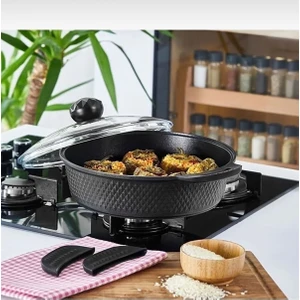 Motto 26 cm Döküm Basık Tencere