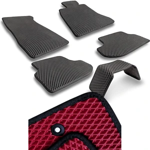 Ford Tourneo Courier Uyumlu Araca Özel Akıllı Paspas Eva Paspas Hücreli Paspas Bordo