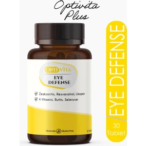 Eye Defense 30 Tablet Likopen, Zeaksantin, Rutin, Resveratrol Göz Sağlığı Için Multivitamin