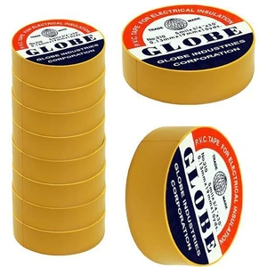 GLOBE 0.13MMX19 MM SARI İZOLE BANT (10LU PAKET)