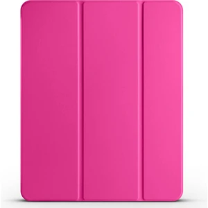 ZORE Apple iPad Air 13 2025 M3 Smart Cover Kalem Bölmeli Standlı 1-1 Kılıf - Pembe Koyu