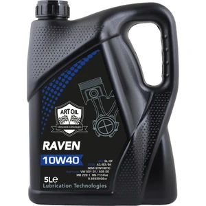Art Oil Raven 10W40 Benzin&Dizel&Lpg'li Tüm Araçlar İçin Motor Yağı (2025 Üretim) (5 Litre)