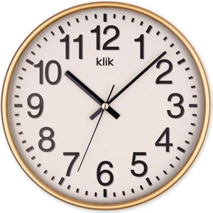 Venüs Minimalist Duvar Saati 26  cm   Gold K-Venus-Gold C320.230