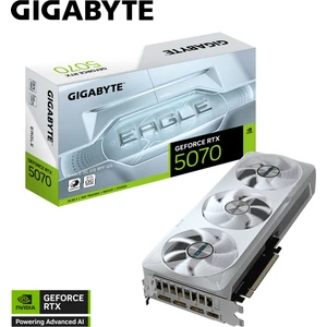 GIGABYTE VGA GeForce RTX™ 5070 EAGLE ICE OC 12GB, 192 Bit, GDDR7, HDMI Ekran Kartı - GV-N5070EAGLEOC ICE-12GD