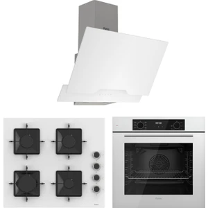 Flowart Ventora Pro Beyaz 3'lü Ankastre Set ( QBL63CB-SS206-D064 )