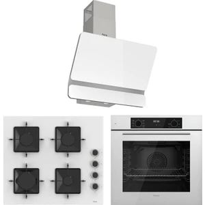 Flowart Ventora Elite Beyaz 3'lü Ankastre Set ( QBL63CB-SS206-D081 )