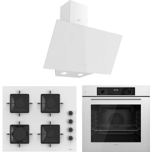 Flowart Ventora Plus Beyaz 3'lü Ankastre Set ( QBL63CB-SS206-D078 )