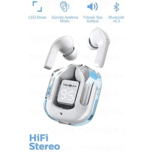 Teknoloji Gelsin Bluetooth Kulaklık Kablosuz Ultrapods Dijital Göstergeli Gaming Dokunamtik Enc Mipods V5.3 Yeninesil