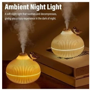 Kuş Hava Nemlendirici Ultrasonik Difüzör Gece Lambası