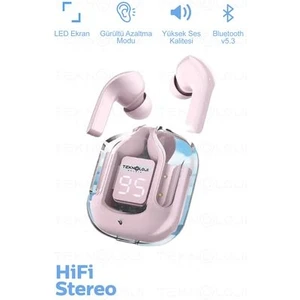 Teknoloji Gelsin Bluetooth Kulaklık Kablosuz Ultrapods Dijital Göstergeli Gaming Dokunamtik Enc Mipods V5.3 Yeninesil