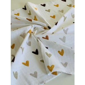 Ft Baby Collection Pamuk Müslin Bebek Battaniyesi  Müslın Örtü 80  x  90 Cm