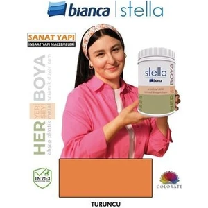 Stella Su Bazlı Akrilik Boya Turuncu