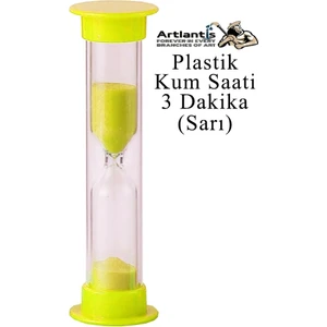 Renkli Kum Saati 1 Adet Mini Küçük Kum Saat 3 Dakika 8 cm Kum Zamanlayıcısı Dekoratif Masaüstü Plastik Çocuklar Için