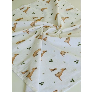 Ft Baby Collection Pamuk Müslin Bebek Battaniyesi  Müslın Örtü 80  x  90 Cm