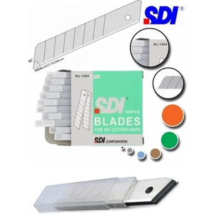 Maket Bıçağı Yedeği Geniş 3 Tüp 10 Lu 18 mm Sdı Falçata Bıçağı Yedek Ağızları Koli Karton Kesici Hobi