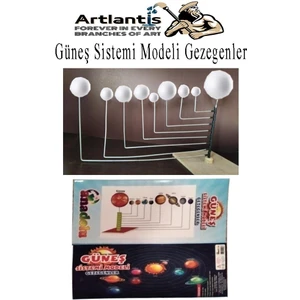 Güneş Sistemi Modeli 1 Paket Gezegenler Sistemi Strafor Köpük Top Maket Deney Okullar Için Öğretici
