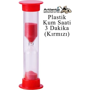 Renkli Kum Saati 1 Adet Mini Küçük Kum Saat 3 Dakika 8 cm Kum Zamanlayıcısı Dekoratif Masaüstü Plastik Çocuklar Için