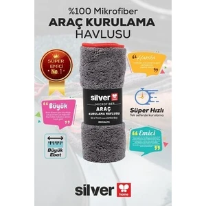 Silver Home Süper Emici Araç Kurulama Bezi 50X70 cm - Mutfak Havlusu & Kurulama Bezi