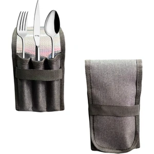 NS Reliable Kamp Için Yıkanabilir Çatal Bıçak Kaşık Düzenleyici – Çok Bölmeli Kompakt Outdoor Mutfak Organizeri