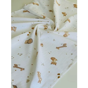 Ft Baby Collection Pamuk Müslin Bebek Battaniyesi  Müslın Örtü 80  x  90 Cm