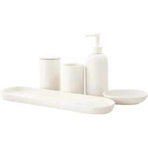 Mat Beyaz  5'li Kutulu Banyo Seti