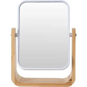 Mudo Home BOHO BAMBU BÜYÜTEÇLİ AYNA BEYAZ 16X5,8X21,8