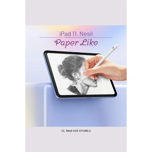 Apple iPad 11. Nesil 2025 A16 Çip Uyumlu Paper-Like Gerçek Kağıt Hissi Tablet Ekran Koruyucu