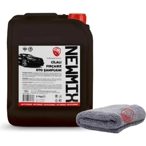 5kg Cilalı Fırçasız Oto Araba Şampuanı Oto Kurulama Bezi Büyük Boy 50X70CM