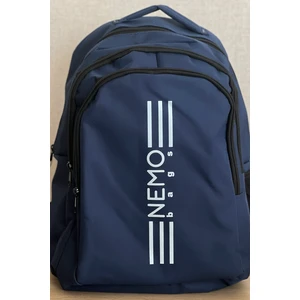 Nemo Bags  Lacivert Sırt Çantası Büyük Boy Okul Spor Çantası, 16,9 Inç, 45X30X15CM 24 Lt