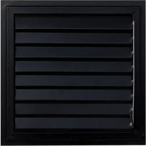 CNE Ticaret 35X50 Alüminyum Menfez Siyah Uzun Ömürlü Banyo Wc Havalandırma Panjur