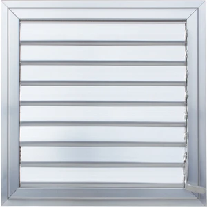 CNE Ticaret 45X45 Alüminyum Menfez Beyaz Uzun Ömürlü Banyo Wc Havalandırma Panjur