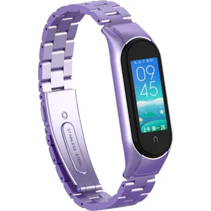 Xiaomi Mi Band 6 Uyumlu Krd-04 Metal Kordon - LILA-8682314128919-OTNV53817