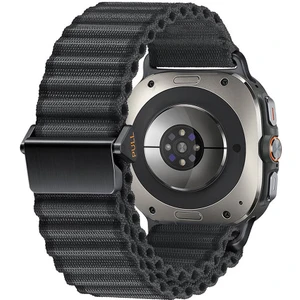 ​​galaxy Watch Ultra 47MM Zore KRD-120 Naylon Kumaş Hasır Örgülü KORDON-SIYAH-8680436812204-OTNV1102