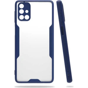 ZORE Galaxy M31S Kılıf  Parfe KAPAK-LACIVERT-8682314087032-OTNV48835