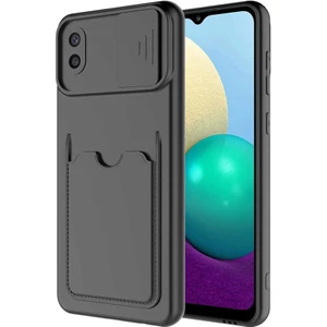 ZORE Galaxy A02 Kılıf ​zore Kartix KAPAK-SIYAH-8682314118767-OTNV55357