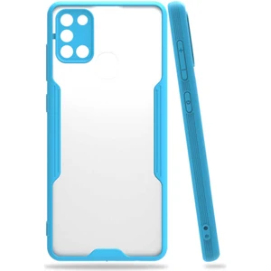 ZORE Galaxy A21S Kılıf  Parfe KAPAK-MAVI-8682314068789-OTNV45988