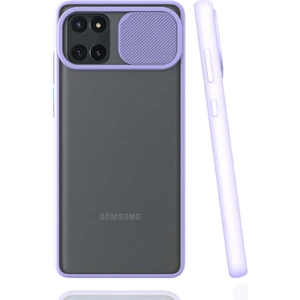 ZORE Galaxy A81 (Note 10 Lite) Kılıf  Lensi KAPAK-LILA-8682314079013-OTNV46781