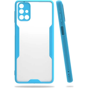 ZORE Galaxy M31S Kılıf  Parfe KAPAK-MAVI-8682314087063-OTNV48834