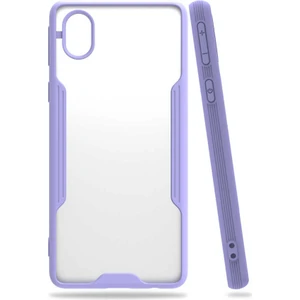 ZORE Galaxy A01 Core Kılıf  Parfe KAPAK-MOR-8682314105156-OTNV51423