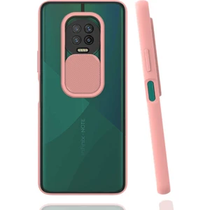 Infinix Note 7 Kılıf Zore Lensi Kapak-Pembe AÇIK-8682314110143-OTNV50440