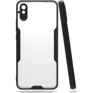 ZORE Xiaomi Redmi 9A Kılıf  Parfe KAPAK-SIYAH-8682314069298-OTNV46259