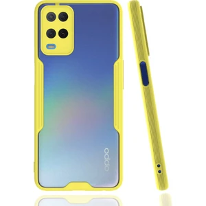 ZORE Oppo A54 4g Kılıf  Parfe KAPAK-SARI-8682314121101-OTNV54686